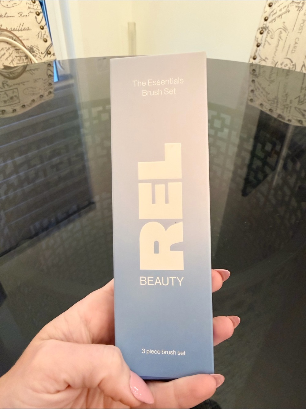 Rel Beauty The Essentials Brush Set - Light Blue